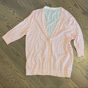 Neon Polka fit 3/4 cardigan, Gap